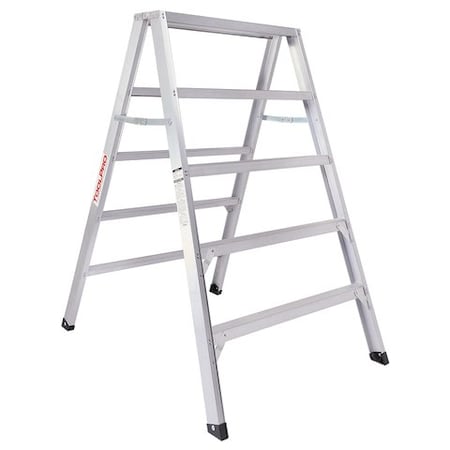 Toolpro 5 ft. Aluminum Flat-Top Sawhorse Ladder TP20325